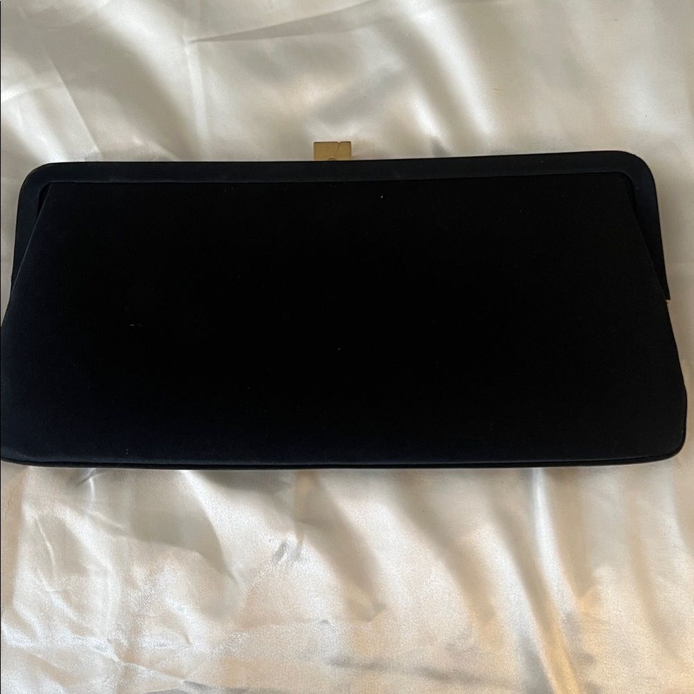 Lambertson Truex Satin Clutch - Black